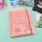 10 Pcs 0.3mm Magnet Sheets and 80 pockets/20 pages Storage Album for Stamp and Cutting Dies Storage Book Organizer Folder for Storage Die Cutting, DIY Scrapbooking Card Making Supplies (Orange)