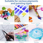 ESRICH Stretched Canvases for Painting 8x10, 10 Pack 8x10 Canvas Value Pack,Primed Acid-Free Cotton Blank Canvas, Paint Canvases for Oil & Acrylic Paint.