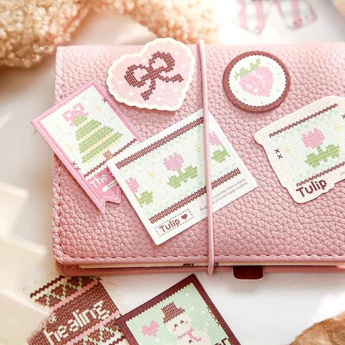 120 Pieces Vintage Stickers Pack with Retro Illustrations for Journaling Scrapbooking Bullet Journal Kawaii DIY Crafts