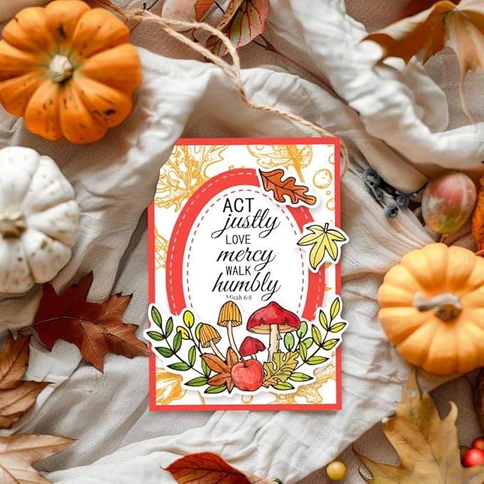 GLOBLELAND Autumn Corner Clear Silicone Stamps for DIY Card Making Pumpkin Silicone Transparent Stamp Sunflower Leaf Decorative Clear Stamps for Scrapbooking and Photo Album Journal Decoration