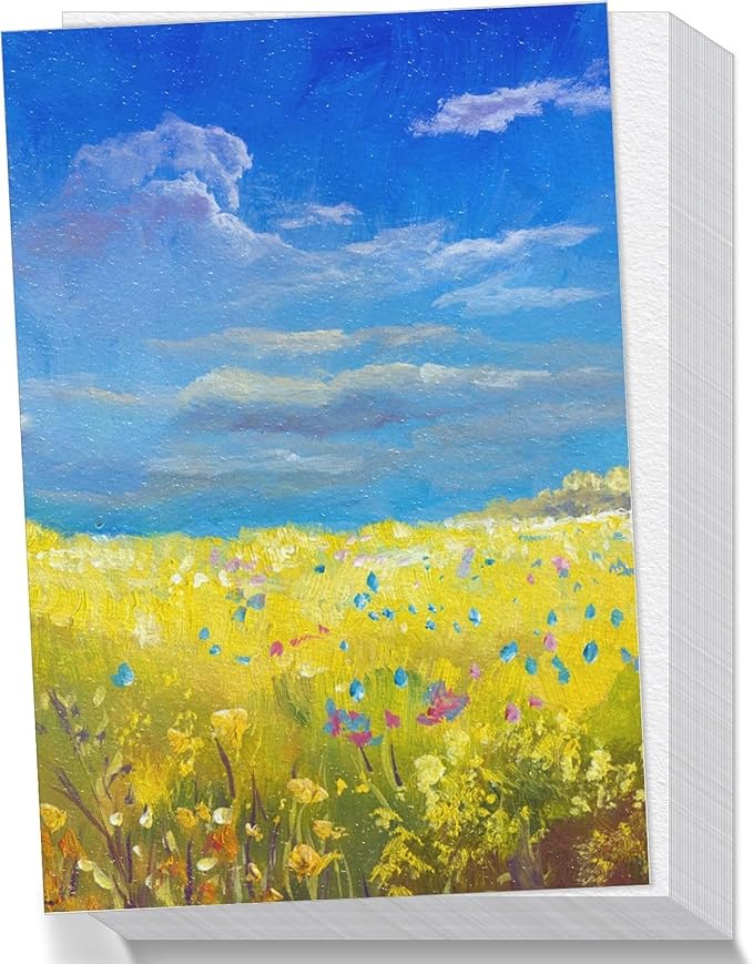 240 Sheets Watercolor Paper Cotton 140LB/300GSM Thick Off-White Cold Press Paper Pack for Kid Child Watercolor Drawing Paper for Painting Art Works Drawing Supplies, 4 x 6 Inches