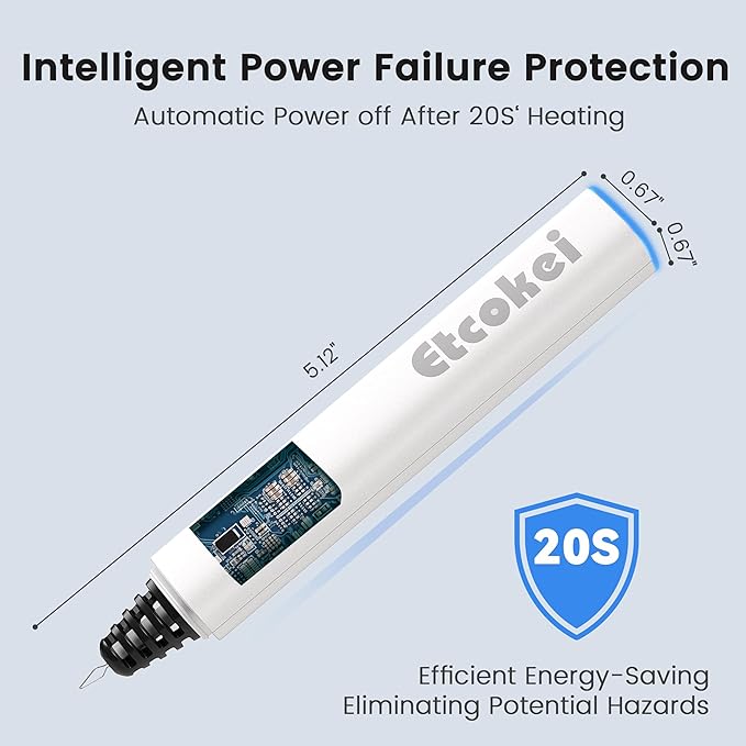 Thread Burner with A Replacement Tip, Rechargeable Thread Zapper Tool, Cautery Pen, Sewing Supplies for Beading Jewelry Making DIY Melting Knotting, Bracelet Making, Leather Work, Ribbon Cut