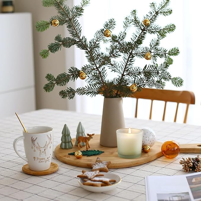 4oz Candle Jars 12 Pack- Frosted Bulk Small Glass Jars with Bamboo Lids, with Stickers and Labels, Empty Candle Jar for Making Candles Containers - Dishwasher Safe