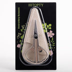 Small Craft Scissors - Little Flat Scissor with Cover, Sharp Tiny Scissors All Purpose for Thread Paper Cutting, Needlepoint Art Work DIY Tools Home Office