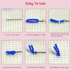 DL-YTG Latch Hook Kits Pillow Christmas Tree Crochet Yarn Cushion Colour Pre-Printed Canvas Rug Needlework DIY Pillowcase Hook and Latch Kit Home Arts Crafts Sofa Decoration 42x42cm/16X16inch