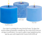 Blue Candle Dye 2oz for Soy Candle Making – Highly Concentrated Candle Wax Dyes – Candle Shop Premium Color Dye Chips for Soy Wax, Beeswax, Paraffin