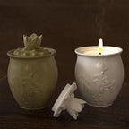 Lotus Jar Bottle Mold - Resin Casting Silicone Molds for Home Decor & Candle Making Wave Spiral Mold