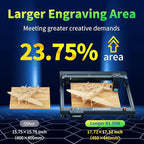 Longer B1 30W Laser Engraver, 36000mW Output Laser Cutter Machine with Auto Air Assist, Engraving Area 17.72"x17.32", DIY Laser Engraver for Wood and Metal，Engraving Speed of 36000 mm/min