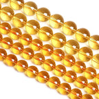 6MM 60PCS Natural Crystal Stone Clean Citrine 3A Grade Loose Beads for Jewelry Making DIY Bracelet