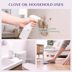 EVOKE OCCU Clove Oil for Teeth and Gums - Oral Care, Toothache Relief & Fresh Breath - DIY Mouthwash - 4 Fl Oz