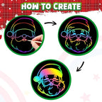 ZMLM Kids Rainbow Scratch Paper Art Crafts Mini Notes Kids Gifts 4 5 6 7 8 9 10 Years Old Girls Boys Students Teens Classroom Prizes School Supplies Birthday Party Toy Activity Stocking Stuffers