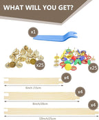 12-Piece of Wooden Canvas Stretcher Bars - 3 Sizes for Seamless Needlepoint Creations, with Tacks, Serving as Prime Stretcher Bars for Needlework Projects, Embroidery Stitch Frame Set(6,8,10 Inch)