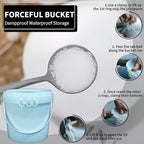 NICEME Customized Powder Candle Making Kit, 5.5Lb/ 2.5kg Refillable Beaded Wax Sand All Natural Reusable DIY Pearled Candle Making Kit Self Extinguish Candle with 100 Wicks & 2 Wick Centering Devices