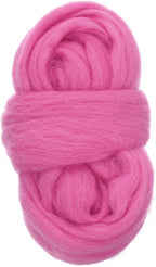 uxcell Needle Felting Wool, 1.76oz Natural Fibre Wool Roving Yarn Wool Felting Supplies for Needle Felting Yarn DIY Handcrafts, Bright Purple