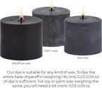 Black Candle Dye 2oz for Soy Candle Making – Highly Concentrated Candle Wax Dyes – Candle Shop Premium Color Dye Chips for Soy Wax, Beeswax, Paraffin