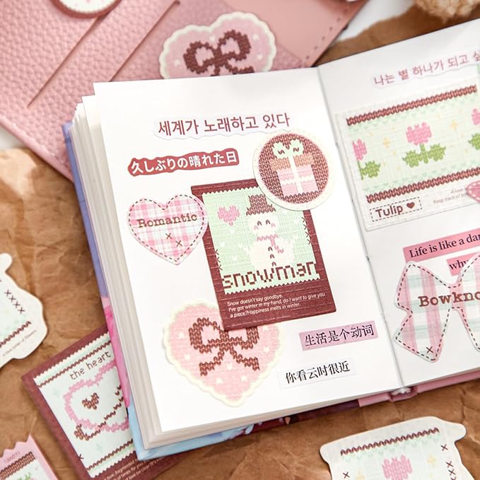 120 Pieces Vintage Stickers Pack with Retro Illustrations for Journaling Scrapbooking Bullet Journal Kawaii DIY Crafts