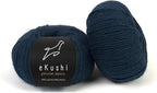 100% Baby Alpaca Yarn for Knitting & Crocheting - Set of 2 Skeins of Premium Yarn DK - Lightweight, Hypoallergenic & Thermal Peru Made - Ideal for Delicate Projects (BL015 - Space Blue)