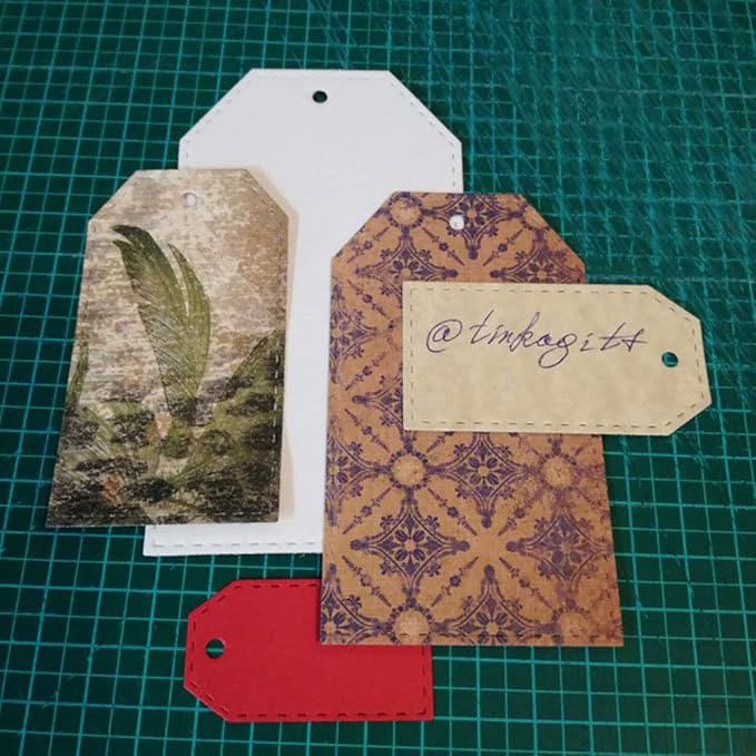 Bookmark Metal Cutting Dies, Bottles Frame Carbon Steel Note Embossing Stencils for DIY Scrapbooking Photo Album Decorative DIY Paper Cards Making Gift, Classic Style Metallic Die Cut