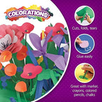 Colorations 12" x 18" Mediumweight Construction Paper Assorted Colors - 300 Sheets, Bulk Pack Art Paper, Arts and Crafts, School Supplies, Drawing, Coloring, Painting, 3D Art