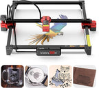 20W Laser Engraver Machine CK1-20, 96W Max Speed 30000mm/min, 0.08mm Fixed Focus, App Offline Control DIY Laser Cutter and Laser Engraving Machine for Metal Glass Wood