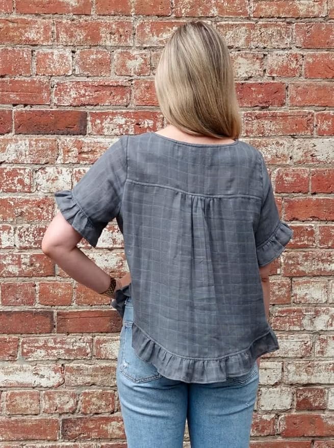 Style Arc Sewing Pattern - Selina Woven Top (Sizes 10-22)
