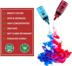 Candle Dye - 24 Colors Liquid Candle Making Dye for DIY candle making supplies Kit, Food Grade Ingredients Oil-Based Candle Coloring for Soy Wax Dyes, Beeswax, Gel Wax, Paraffin Wax - Each 0.35oz/10ml