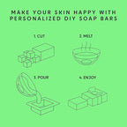 2Lb Clear Glycerin Soap Base - Melt and Pour Soap Making Supplies - Glicerina para Hacer Jabones - Organic Without SLS/SLES, All Natural - Perfect for DIY Projects