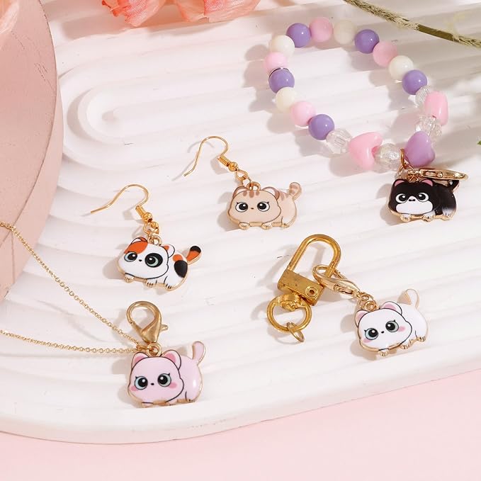 DoreenBeads Stitch Markers for Crocheting and Knitting, Alloy Enamel Crochet Marker Crochet Gifts for Knitting Weaving Sewing Accessories Quilting Jewelry Making