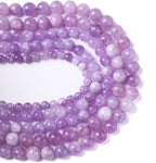 8MM 45PCS Natural Stone Lavender Amethyst Crystal Beads for Jewelry Making DIY Bracelet