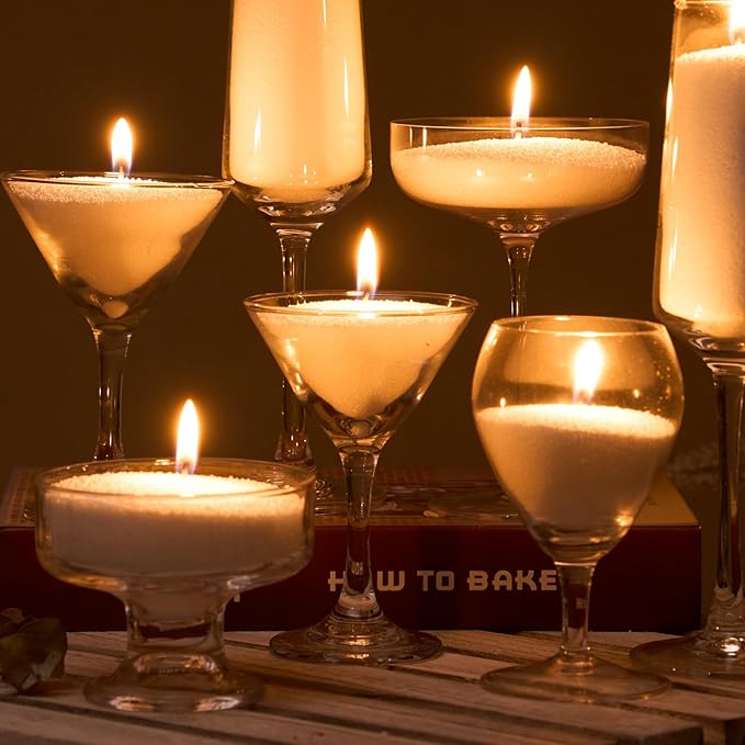 Pearled Candle Sand Wax Christmas Making Kit Refillable Pearled Wax with 1lb White and 300g 3 Colors 50 Wicks 10 Christmas Decoration Cards Scented Candle Supplies for Christmas Home Decor