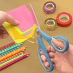 Scissors 8.5 Inch scissors all purpose Bulk Set of 3, Scissors for Office Home School Craft Supplies, Soft Comfort-Grip Right/Left Hand