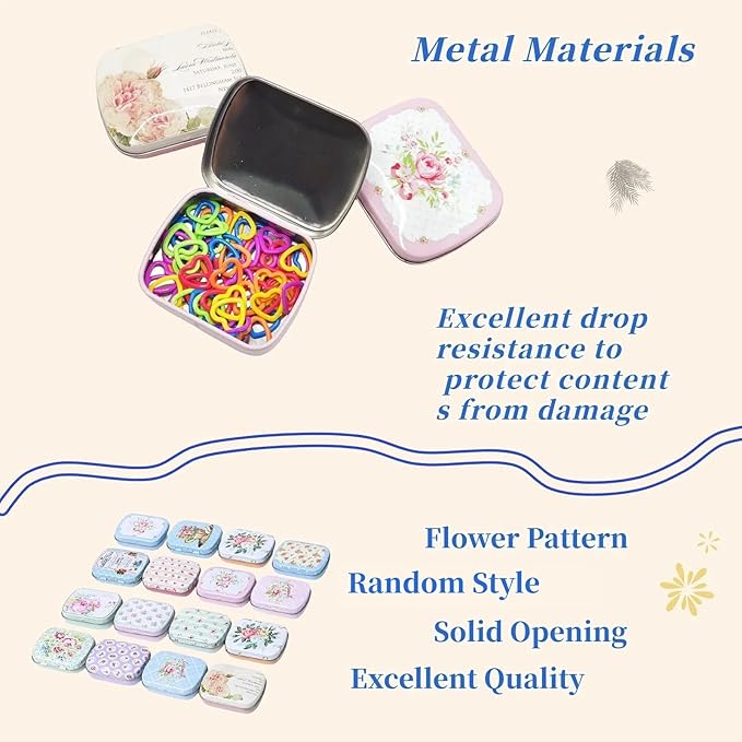 Wonafa 50 Pcs Star Metal Stitch Markers, Knitting Stitch Markers Colorful Crochet Stitch Markers with Storage Box for Crocheting Clothing Tag DIY Craft Project(Pentagram-50Pcs)