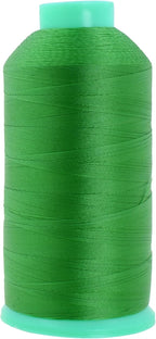 Mandala Crafts Bonded Nylon Thread Green Heavy Duty Sewing Threads - 2843 YDs Size 46 210D T45 Tex 45 Thread for Leather Jeans Weaving Outdoor Marine Upholstery Threads
