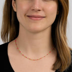 16.4 Feet Gold Plated Chains for Jewelry Making Rose Beaded Stainless Steel Chain Spool Cross Cable Link Chains Bulk with Lobster Clasps and Jump Rings