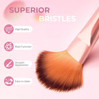 Nicpro 7pcs Face Paint Brush Set, Aesthetic Pastel Artist Paintbrushes for Body Face Painting, Acrylic Watercolor Oil Gouache, Professional Paint Brushes for Halloween Cosplay Party Makeup Kit