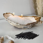 Pearled Candle Cotton Wicks 50-Pack for Sand Candles Making - 2Inch Metal-Free and Lead-Free Refill Sand Wax Wick for Candle Making DIY (Black)