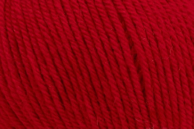 100% Baby Alpaca Yarn for Knitting & Crocheting - Set of 2 Skeins of Premium Yarn DK - Lightweight, Hypoallergenic & Thermal Peru Made - Ideal for Delicate Projects (RE020 - Red)