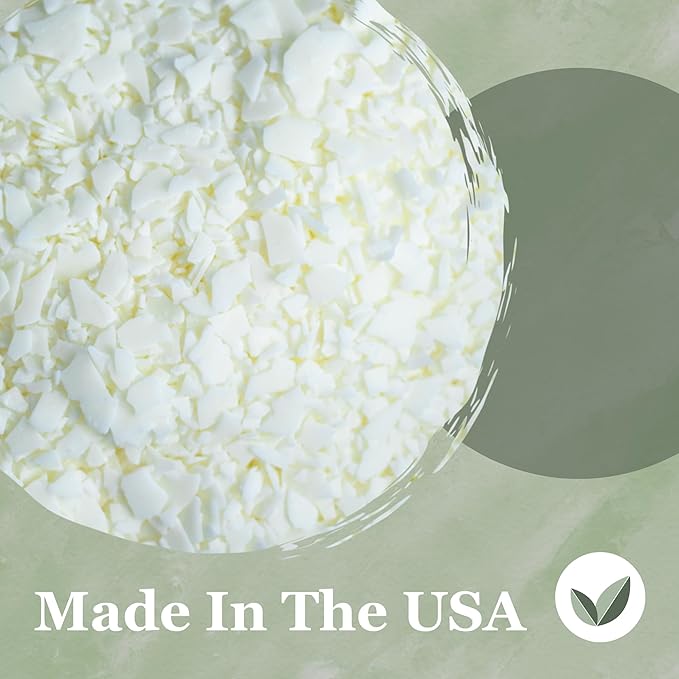 All American Wax Soy Wax Flakes – 25 lb Bag | Natural Soy Wax for Candle Making | Clean Burning, Easy to Melt, Great Scent Throw | DIY Candle Supplies