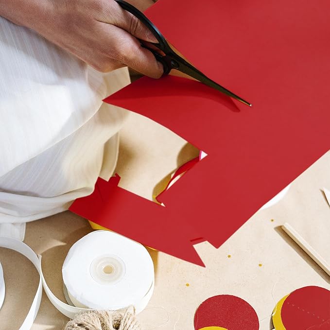 100 Sheets Red Cardstock 8.5 x 11 65lb Printer Paper, Goefun Red Card Stock Paper for Christmas, Invitations, Cards Making and Craft