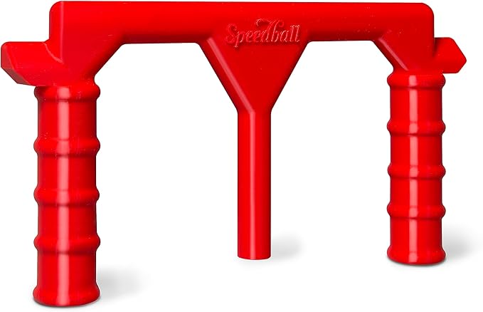 Speedball Boss Base, Red for Pottery and Ceramics