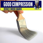 Natural-T Paint Brushes, 5-Pack, Paint Brush Set, Paint Brushes for Walls,Deck Paint for Wood，Furniture Paint,Oil Paint Set,Upgrades Household Essential Interior &Outdoor Walls.