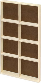 Ampersand Art Supply Wood Painting Panel: Museum Series Claybord, 48" x 72", 2" Cradled Profile