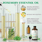 EVOKE OCCU Rosemary Oil for Hair Growth, Nourishing Scalp, Relieving Hair Loss & Reducing Dandruff - 4 Fl Oz