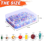 Assorted Glass Crystal Beads for Jewelry Making,DIY Lamp Work, Glass Spacer Beads Colorful Clear Electroplated Color Crystal Beads, Colorful Assortment Bulk Mix, Half Pound