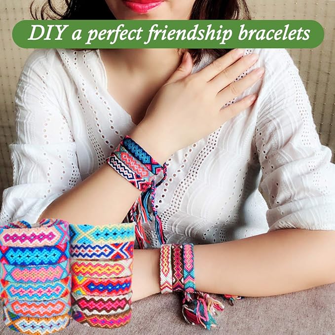 LE PAON Embroidery Floss 240 skeins 100% Egyptian Long-Staple Cotton Cross Stitch Threads -Friendship Bracelets String -Mercerized Crafts Floss Total 1920M 8M/pc 24pcs/Bag 10package