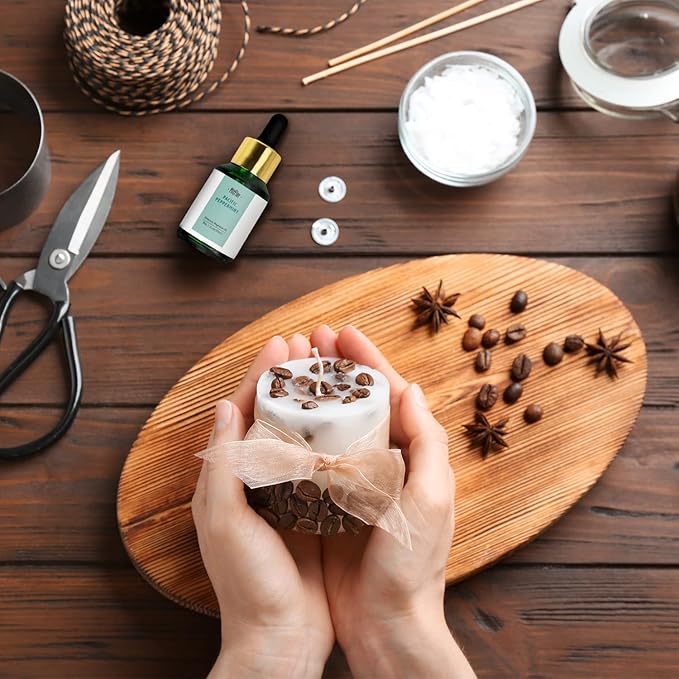 Pacific Peppermint Fragrance Oil, MitFlor 30ml Single Scented Oil, Large Size Premium Fragrance Oil for Soap & Candle Making, Essential Oils for Diffusers for Home