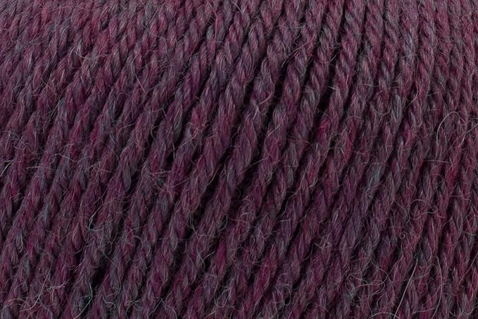 100% Baby Alpaca Yarn for Knitting & Crocheting - Set of 2 Skeins of Premium Yarn DK - Lightweight, Hypoallergenic & Thermal Peru Made - Ideal for Delicate Projects (M044 - Dark Fuchsia)