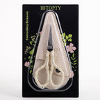 Vintage Small Embroidery Scissors with Cover Detail Shears Mini Scissor for Needlework Threading Sewing Craft DIY Tools Home Travel Use