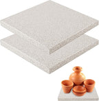 Verdanzia 2 Pack 7" X 7" Square Kiln Shelf, Fires Up to 2280°F for Glass Fusing and Ceramics, 0.63" Thickness Use in Most Kiln