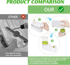 2025 New Painting Station, Paint Brush Cleaner (Pre-Assembled) and Silicone Painting Mat 20" X 16" Silicone Art Mat with 10 Paint Brushes for Artist Kids Adults Birthday Gifts (Green)